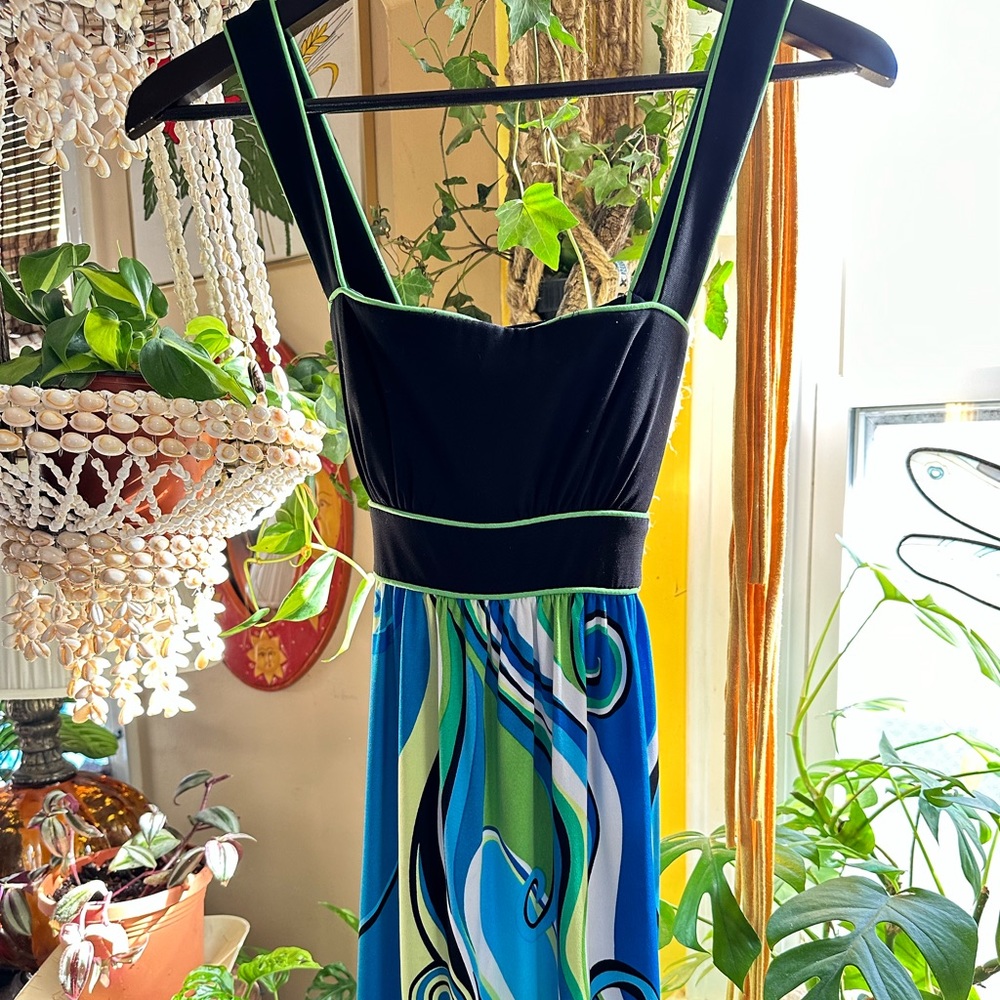Pretty Halter Top Dress - super soft and silky - M